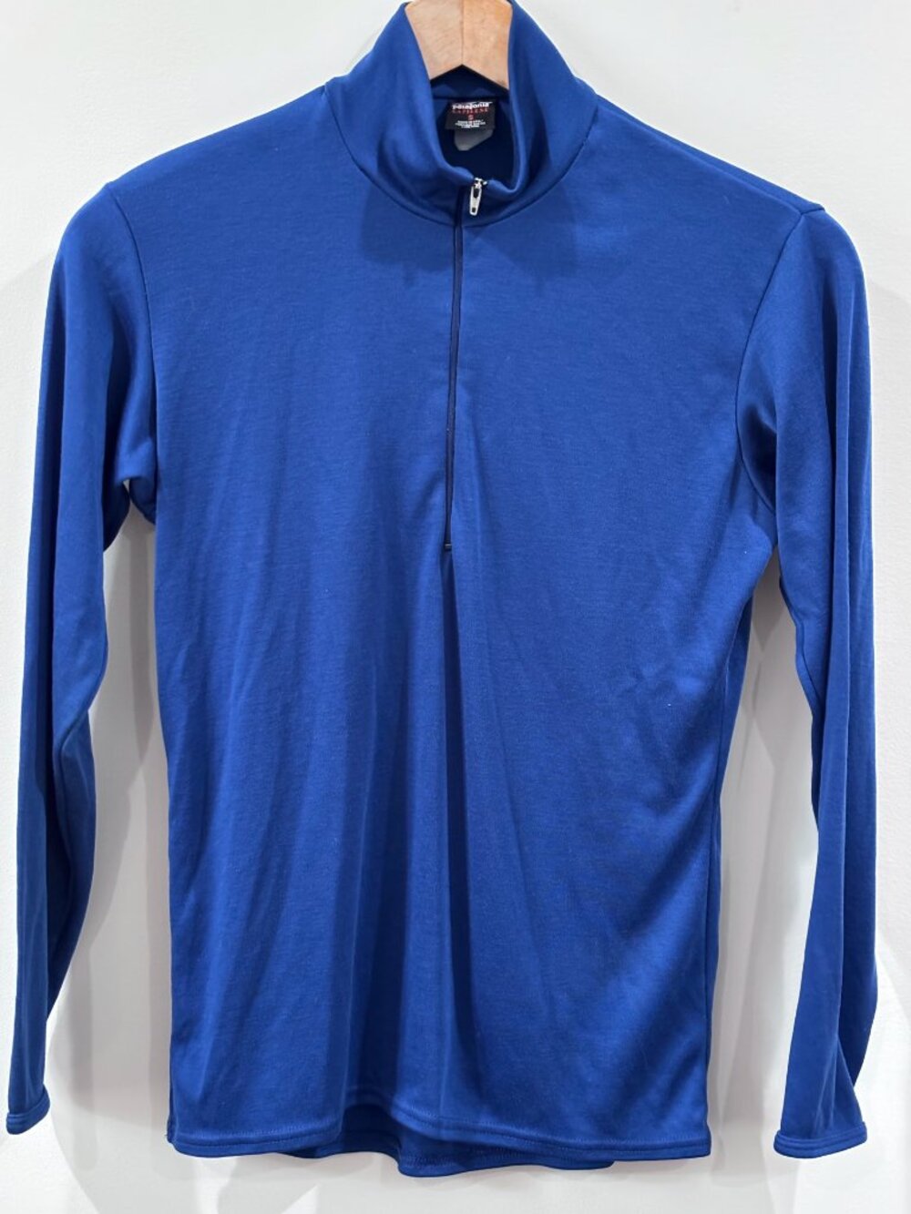 Vintage Patagonia Capilene Midweight 1/4 Zip Pullover Blue S Made in USA